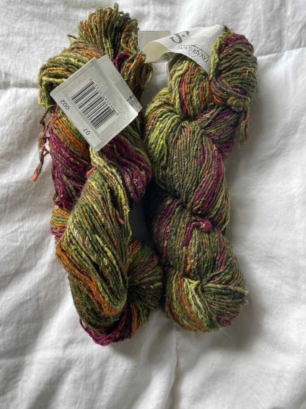 Cascade Yarns Souk Aran Weight Silk Wool Yarn 2 Skeins